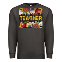 Smoke Western Teacher Black And Glitter Premium Sweatshirt - LillyAllenDesigns