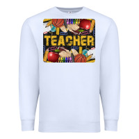 White Western Teacher Black And Glitter Premium Sweatshirt - LillyAllenDesigns