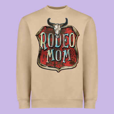 Rodeo Mom Mother's Day Heavyweight Sweatshirt Designed By Fadigitalartstudio