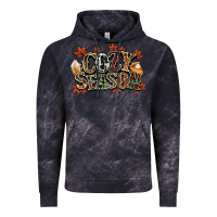 Cloud Black Cozy season Fall Vintage Hoodie - NancyCooperArtShop