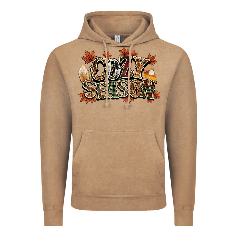 Cozy Season Fall Vintage Hoodie by NancyCooperArtShop | Teevron