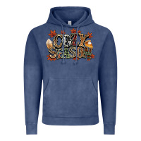 Vintage Denim Cozy season Fall Vintage Hoodie - NancyCooperArtShop