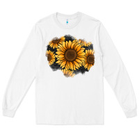 White sunflower patch Long Sleeve Tee - Jasminsmagicworld