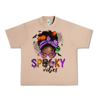 Burro Spooky vibes afro messy bun Urban Heavy Tee - NancyCooperArtShop