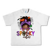 Lunar Rock Spooky vibes afro messy bun Urban Heavy Tee - NancyCooperArtShop