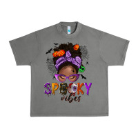 Tornado Spooky vibes afro messy bun Urban Heavy Tee - NancyCooperArtShop