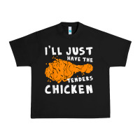 Black i'll just have the tenders chicken fried chicken t shirt Urban Heavy Tee - tuanDangUi