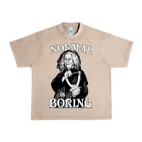 French Oak Limited Edition Grandma Addams (Frump)- Normal Is Boring Urban Heavy Tee - tuanDangUi