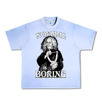 Grape Ice Limited Edition Grandma Addams (Frump)- Normal Is Boring Urban Heavy Tee - tuanDangUi