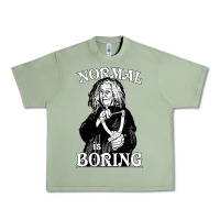 Oil Green Limited Edition Grandma Addams (Frump)- Normal Is Boring Urban Heavy Tee - tuanDangUi