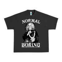 Pigment Black Limited Edition Grandma Addams (Frump)- Normal Is Boring Urban Heavy Tee - tuanDangUi