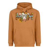 Meerkat Western Baby Calf Mom With Sunflower Heavyweight Hoodie - LillyAllenDesigns