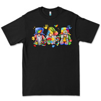 Black autism gnomes Premium Tee - LillyAllenDesigns