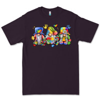 Plum autism gnomes Premium Tee - LillyAllenDesigns