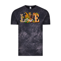 Cloud Black Love Gnome Vintage Tee - texasbilliewilder