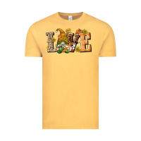 Vintage Mustard Love Gnome Vintage Tee - texasbilliewilder