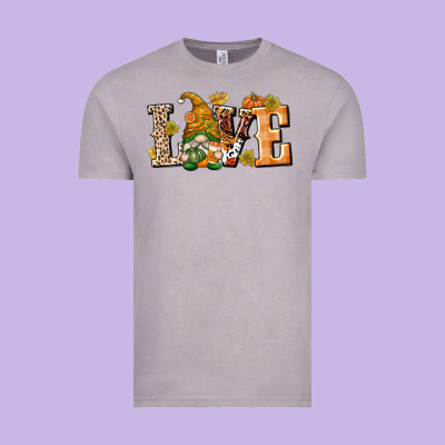 Love Gnome Vintage Tee Designed By Texasbilliewilder