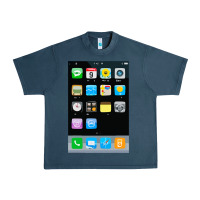 Midnight Navy cell phone smartphone mobile app halloween costume Urban Heavy Tee - tuanDangUi
