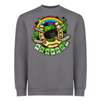 Storm St. Patrick's Day Hockey Heavyweight Sweatshirt - FaDigitalArtStudio