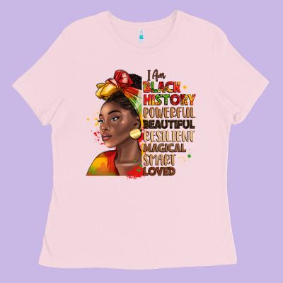 I Am Black History Ladies Tee Designed By Lillyallendesigns
