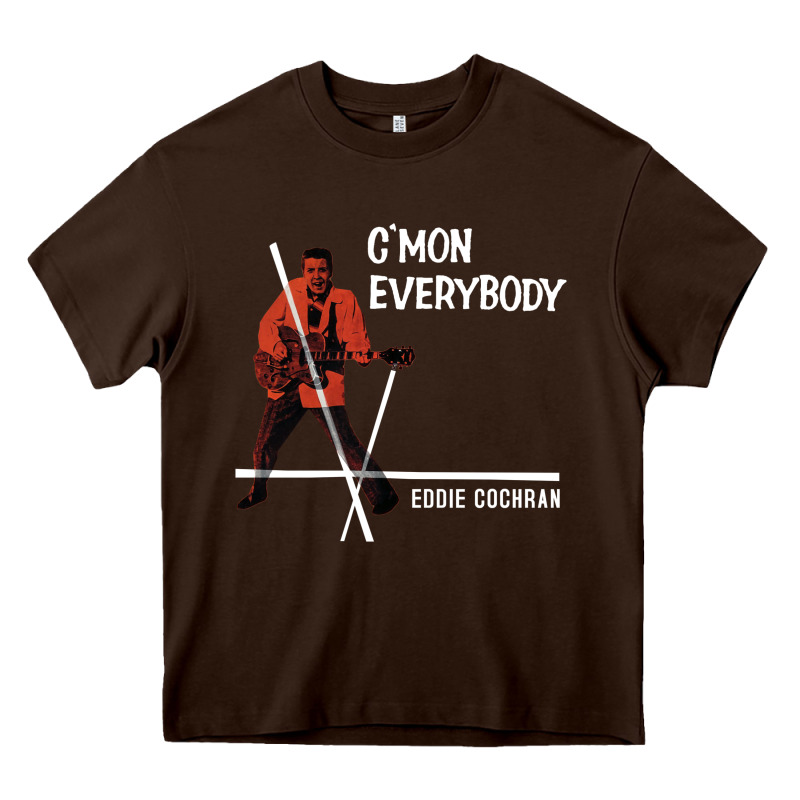Eddie Cochran C Mon Everybody Album Cover Heavy Core Tee by tuanDangUi | Teevron