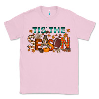 Bubblegum Pink tis the season football Classic Tee - RacoonDesign