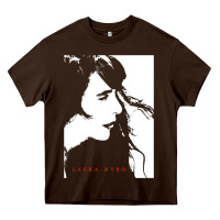 Chocolate Brown laura nyro Heavy Core Tee - tuanDangUi