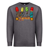 Charcoal Heather hello summer Premium Sweatshirt - RacoonDesign