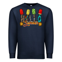 Navy hello summer Premium Sweatshirt - RacoonDesign