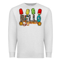 Oatmeal Heather hello summer Premium Sweatshirt - RacoonDesign
