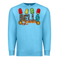 Ocean Blue hello summer Premium Sweatshirt - RacoonDesign