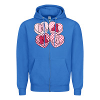 Mama Candy Hearts Zipper Hoodie | Teevron
