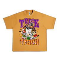 Peanut Butter Trick or teach Halloween Urban Heavy Tee - NancyCooperArtShop