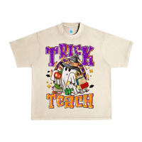 Sandshell Trick or teach Halloween Urban Heavy Tee - NancyCooperArtShop