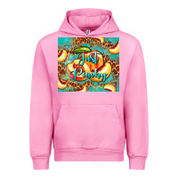 Fuchsia Pink just peachy peach tumbler Urban Hoodie - BarkalooDesign