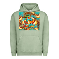 Pigment Oil Green just peachy peach tumbler Urban Hoodie - BarkalooDesign
