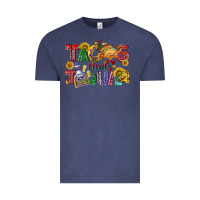 Vintage Denim Tacos and tequila Vintage Tee - NancyCooperArtShop