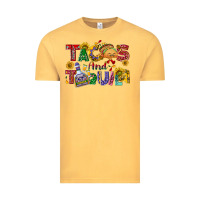 Vintage Mustard Tacos and tequila Vintage Tee - NancyCooperArtShop