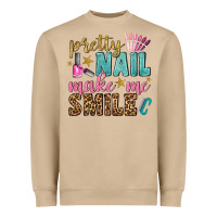 Mushroom pretty nail make me smile bbs Heavyweight Sweatshirt - BundleAndBundleShop