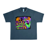 Midnight Navy bad witch vibes Urban Heavy Tee - JahusDesignShop