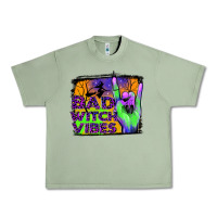Oil Green bad witch vibes Urban Heavy Tee - JahusDesignShop
