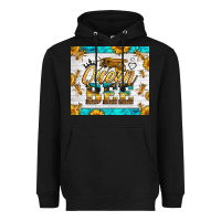 Black queen bee Heavyweight Hoodie - LillyAllenDesigns