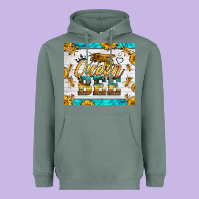 Queen Bee Heavyweight Hoodie Designed By Lillyallendesigns