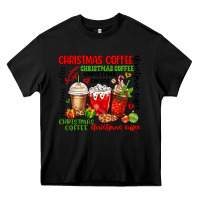 Black Christmas coffee Heavy Core Tee - MaliasSmallBusiness