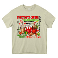 Mossy Christmas coffee Heavy Core Tee - MaliasSmallBusiness