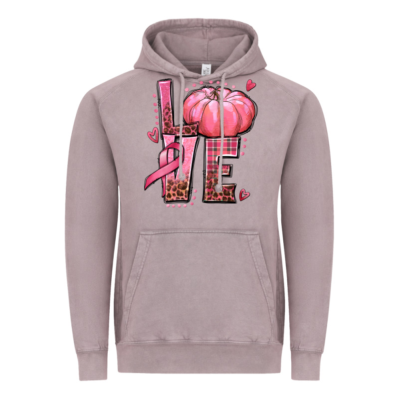 Love Cancer Pumpkin Vintage Hoodie by texasbilliewilder | Teevron