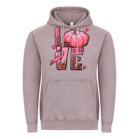 Vintage Zinc love cancer pumpkin Vintage Hoodie - texasbilliewilder