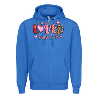 True Royal loved john 3 16 Zipper Hoodie - LillyAllenDesigns