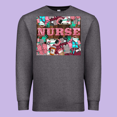 Nurse Premium Sweatshirt Designed By Lillyallendesigns