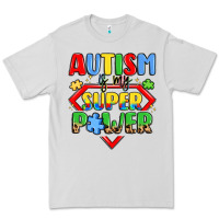 Dove Grey autism is my superpower Premium Tee - LillyAllenDesigns